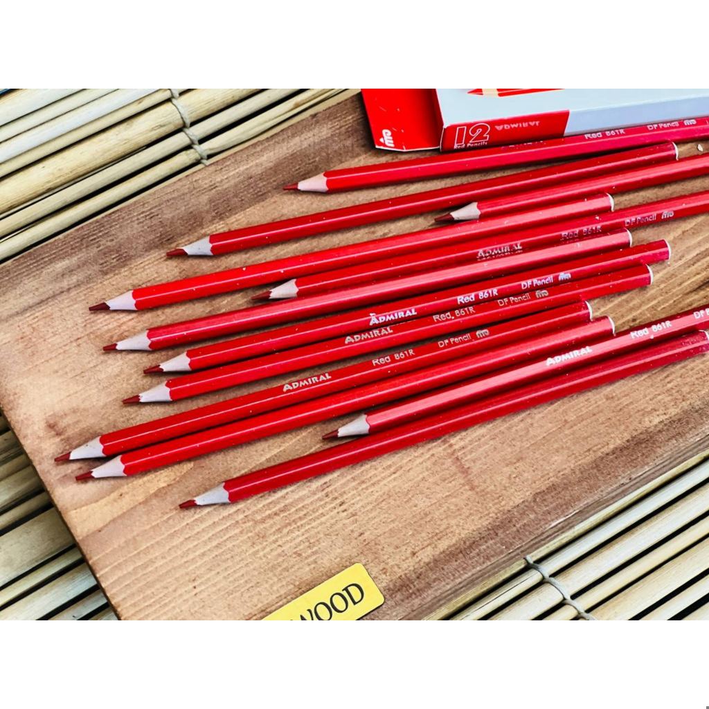مداد قرمز ADMIRAL (بسته 12 عددی)